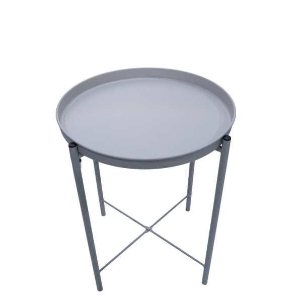 End Table Galdum 43X53CM Sandy Light Grey