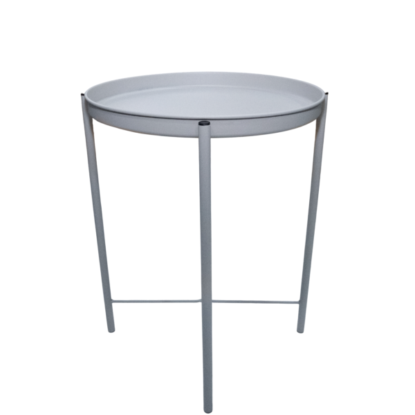 End Table Galdum 43X53CM Sandy Light Grey - Image 2